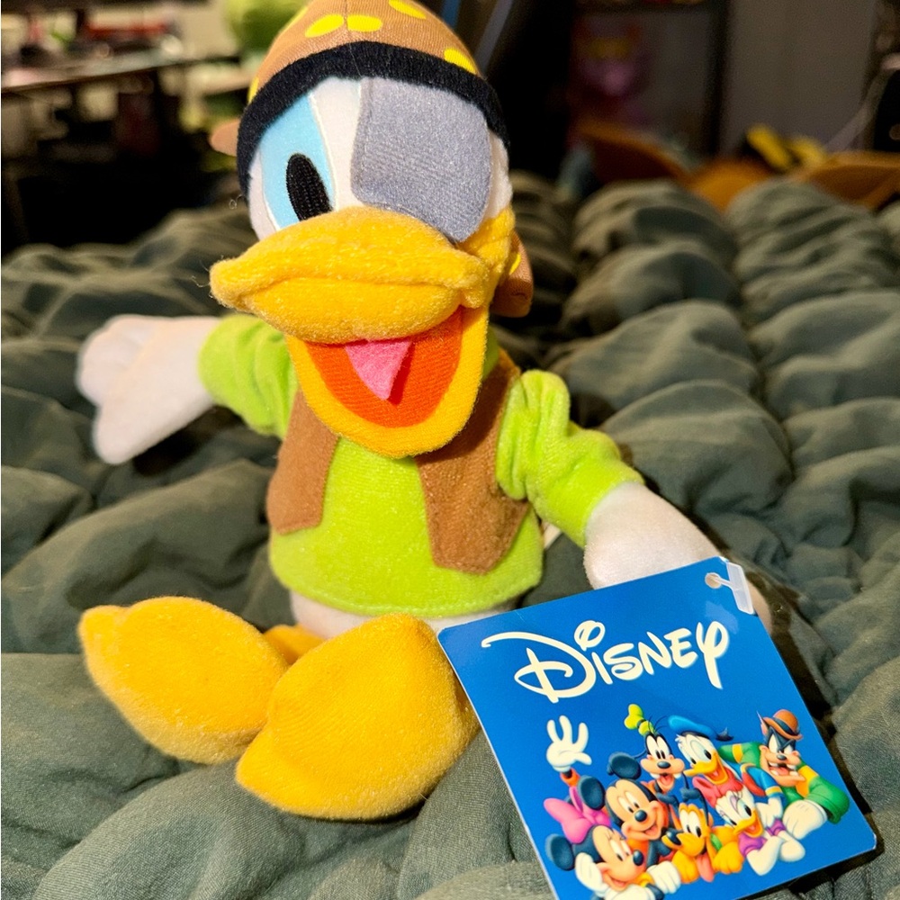Disney Donald Duck Plush Pirate Eye Patch Sword‎ - Toy Factory - NWT